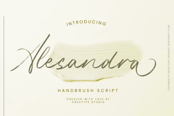Alesandra: The Modern Brush Script for Elegant Design