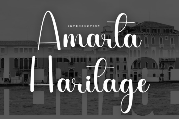 Amarta Haritage: The Artisan Script for Modern Branding