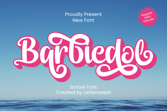 Barbiedol: A Script Font Inspired by the Barbie Movies