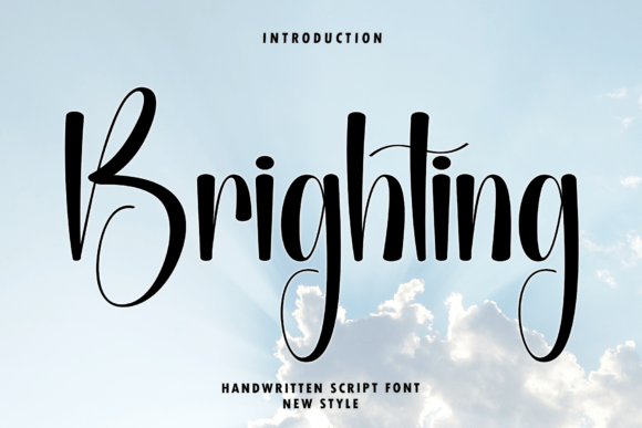 Brighting: The Modern Script for Refined Design