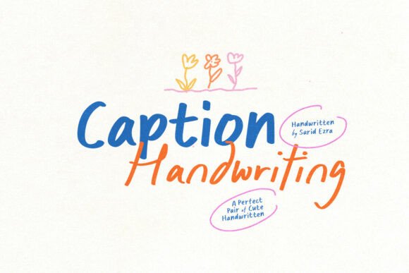 Caption Handwriting: The Font Duo for Authentic Branding