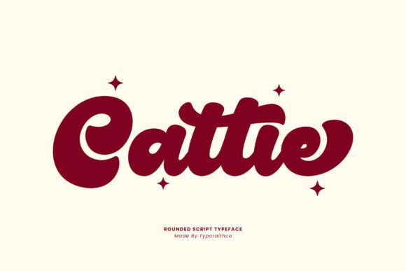Cattie Font: Bold Retro Vibes for Modern Branding
