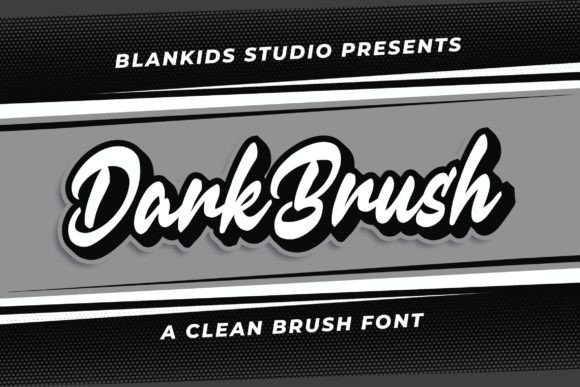 Dark Brush: A Clean Brush Script Font for Vibrant Design