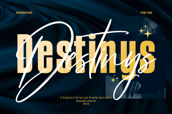Destinys: A Dual-Typeface System for Modern Branding