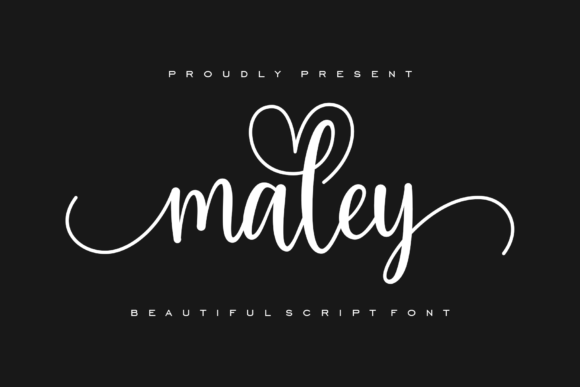 Discovering the Elegance of Maley: A Font with Heart
