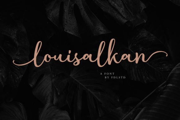 Discovering the Natural Charm of the Louisalkan Font