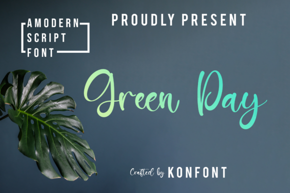 Green Day: A Modern Script Font for Creative Projects