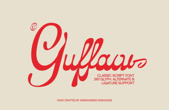 Guffaw Font: Blending Groovy Nostalgia with Modern Design