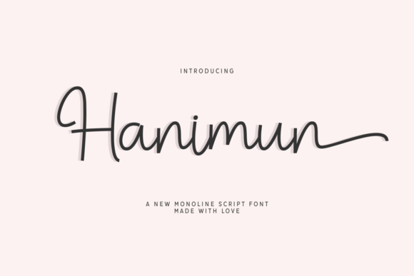 Hanimun Font: Crafting Elegance with a Delicate Touch
