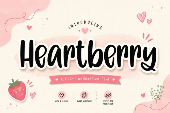 Heartberry: A Handwritten Font with Authentic Charm