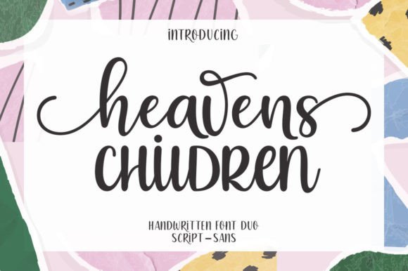 Heavens Children Duo: A Creative Font for Modern Projects