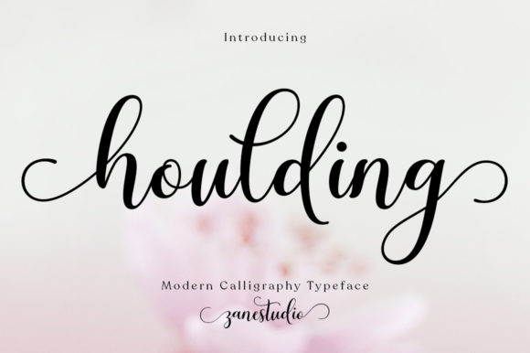 Houlding: A Romantic Script for Modern Designers