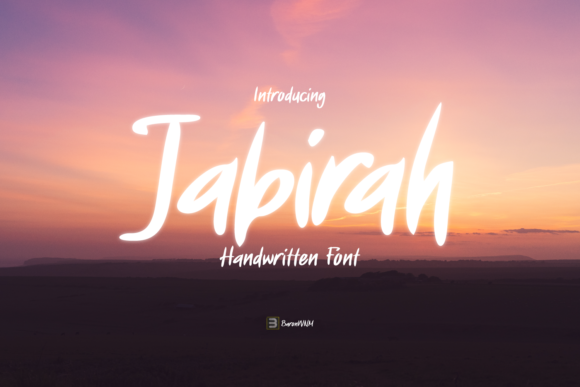 Jabirah: A Script Font with Impactful, Brushed Style