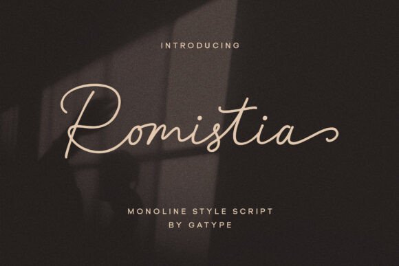 Romistia: The Art of Elegant Script Typography