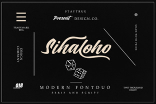Sihaloho: A Bold Font Duo for Modern Designers
