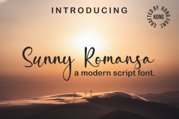 Sunny Rommansa: The Modern Script Font with Playful Character
