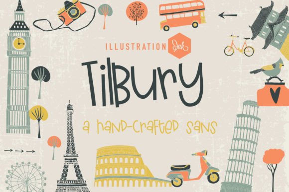 Tilbury: An Unbalanced Script Font with Artistic Flair