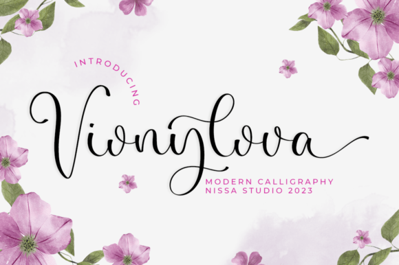 Vionylova: A Script Font That Breathes Elegance